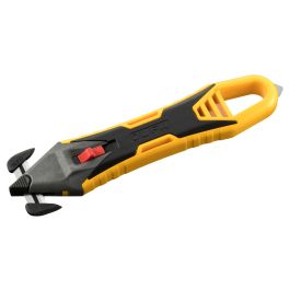 Cúter Olfa Amarillo Negro Metal Acero Inoxidable Plástico De seguridad