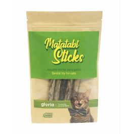 Gloria Sticks Matatabi para Gatos, Bolsa 5 Unidades, Juguete Dental Natural y Masticable para Placa y Mal Aliento
