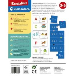 Clementoni Juego Primer Alfabeto: 26 Minipuzles Encajables para Aprender Letras y Palabras en Español. Para +3 años Clementoni Juego Primer Alfabeto: 26 Minipuzles Encajables para Aprender Letras y Palabras en Español. Para +3 años