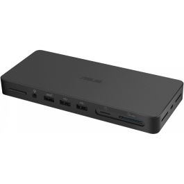 ASUS DC500 Triple 4K Thunderbolt 4 Dock USB-C con 96W Power Delivery, Soporte para 3 Monitores y Lector de Tarjetas