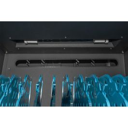 Digitus Armario de Carga Móvil para 30 Notebooks/Tablets hasta 15.6'' con USB-A, Desinfección UV-C y Ventilador Negro