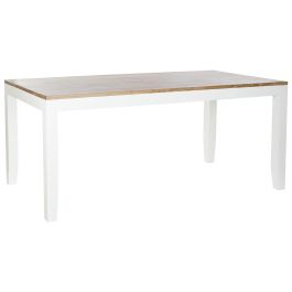 Mesa Comedor Urban DKD Home Decor Blanco Marron 100 x 80 x 200 cm Precio: 479.95000053. SKU: B15EV3RMF6