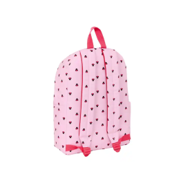 Mochila Escolar Minnie Mouse Naive Rosa 31 x 43 x 13 cm