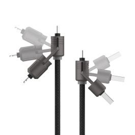 Cable USB KSIX Negro 1 m