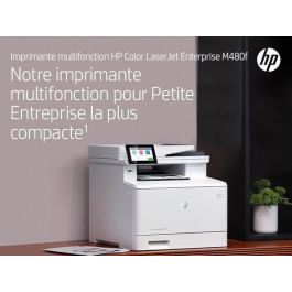 HP 3QA55A LaserJet Enterprise MFP M480f Impresora Láser Color Multifunción, Dúplex, ADF, Fax, 27 ppm, Empresa