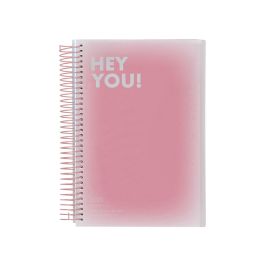 Agenda Espiral Liderpapel Gazi A5 2025 Dia Pagina Color Rosa Papel 70 gr