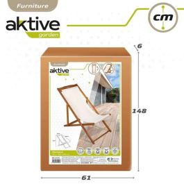 Hamaca Aktive Blanco Madera de acacia 59 x 100 x 94 cm Hamaca Aktive Blanco Madera de acacia 59 x 100 x 94 cm