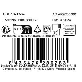 Inde Bol Arena Elite Brillo 13x13x5 cm Colección Arena (28 Unidades)