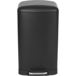 Kitchen Move GREENWICH Papelera con pedal para cocina 40L Acero Inoxidable Negro Mate Rectangular Precio: 115.49999945. SKU: B12QFEMHBK