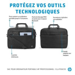 HP Professional 15.6-inch Laptop Bag – Mochila Ecológica para Portátil, Diseño Duradero y Organizador Interno