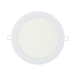 Edm Downlight LED Empotrable Redondo 20W Luz Fría 6400K 1500lm Blanco Ø22,5 cm