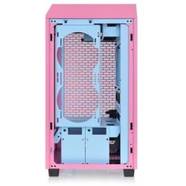 Thermaltake The Tower 200 Bubble Pink Mini Tower PC Gaming | Mini-ITX Vidrio Templado Acero