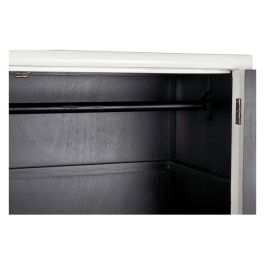 Armario DKD Home Decor Blanco Dorado Metal Álamo 120 x 50 x 175 cm