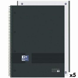 Cuaderno Oxford European Book Write&Erase Negro A4 (5 Unidades)