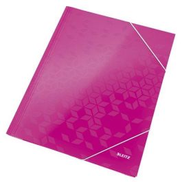 Carpeta De Gomas Y Solapas Leitz Wow Carton Plastificado A4 Fucsia (Set de 10) Precio: 32.49999984. SKU: BIX39820123