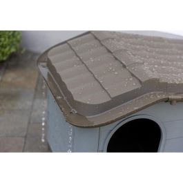 Casa para gatos paola eco kerbl - 60 x 51 x 41 cm - gris y marrón - plástico reciclado Casa para gatos paola eco kerbl - 60 x 51 x 41 cm - gris y marrón - plástico reciclado