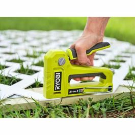Ryobi RYO4892210236159 Grapadora clavadora 4 en 1 compatible con grapas T50, T25 (14mm), JT21 (10mm) y puntas 18G (15.8mm)