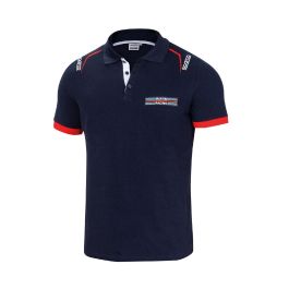 Polo de Manga Corta Sparco MARTINI-R L Azul marino Precio: 75.49999974. SKU: S3721296