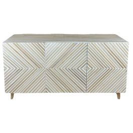 DKD Home Decor Aparador Tropical Raviet Marron Blanco Bambu Resina Mdf 140 x 80 x 40 cm Precio: 249.49999987. SKU: B1D2FENAHN