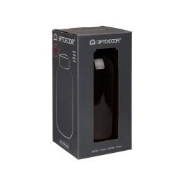 Giftdecor Jarron Cristal Liso Oro Grande Humo 14.5 x 29.5 x 14.5 cm (Set de 6)