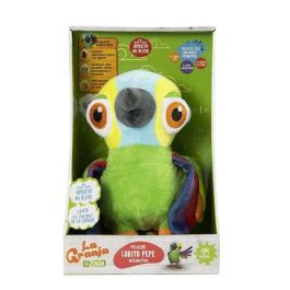 Peluche interactivo lorito pepe de la granja de zenon 34x17x13 cm Peluche interactivo lorito pepe de la granja de zenon 34x17x13 cm
