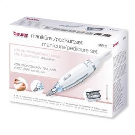Beurer MP-62 Set de Manicura y Pedicura Profesional con Luz para Manos y Pies con 9 Accesorios y Velocidades Ajustables