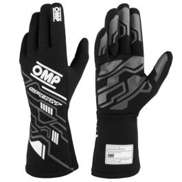 Omp IB0-0777-B01-076-L Guantes Deportivos Ignífugos My2025 FIA 8856-2018 Negro/Blanco Talla L Precio: 84.50000031. SKU: B1KDPJNDXD