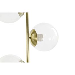Lampara Pie Glam DKD Home Decor Dorado Transparente 25 x 167 x 35 cm Lampara Pie Glam DKD Home Decor Dorado Transparente 25 x 167 x 35 cm