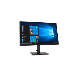 Lenovo T27q-20 ThinkVision Monitor 27" WQHD 2560x1440 IPS Sin Bordes NearEdgeless Óptimo Productividad Multitarea