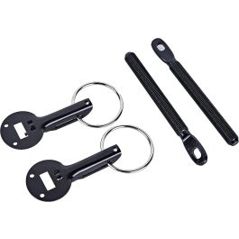 Occ Motorsport Kit Cierre Capot Negro OCCRC003 para Competición