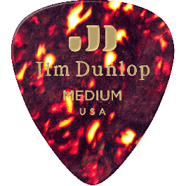 DUNLOP Pack 12 Púas Genuine Celluloid Medium