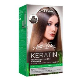 Kativa Keratin Anti-Frizz Set Alisado Sin Plancha 30 Días para Cabello Encrespado y Brillo Intenso (Mascarilla, Champú, Acondicionador) Precio: 11.79000042. SKU: S0578765