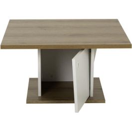 Diagone ATOS1E76056 Mesa de centro ATOS Bar Cuadrada Roble Helvezia/Blanco 69x69x38 cm Diagone ATOS1E76056 Mesa de centro ATOS Bar Cuadrada Roble Helvezia/Blanco 69x69x38 cm