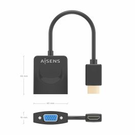 Cable USB Aisens A122-0947 15 cm Negro