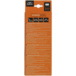 Xl Perform Tools Cargador de Batería para Coche - 12V/20W 1A - Cable de 3m con Pinzas Cocodrilo y Anilla - Ref: AAATI89069