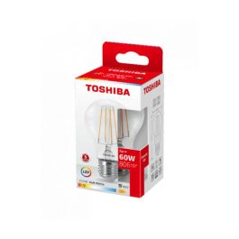Bombilla LED TOSHIBA E27 A60 7W 806Lm Blanco Cálido [TO-DELS-FBW400727AE11]
