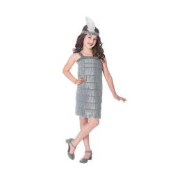 Disfraz infantil silver flapper dress 8-10 años Disfraz infantil silver flapper dress 8-10 años
