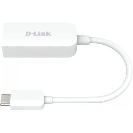 D-Link DUB-E250 - Adaptador Ethernet USB-C 2.5G para Portátil/PC, Conectividad Multi-Gigabit, Instalación Automática