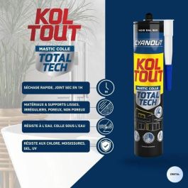 Cyanolit Adhesivo fijador y sellador CYA3045203003127 Negro Cartucho 290 ml Multiusos Alta resistencia y flexible