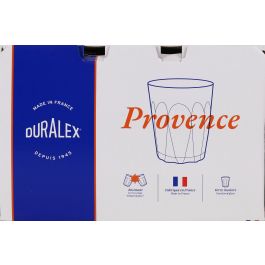 Duralex Set de 6 Vasos Transparentes Provence 25 cl (12 Cajas)