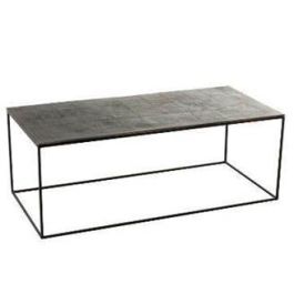 DKD Home Decor Mesa Centro Moderno Gris Negro Metal Aluminio 111.7 x 61 x 43 cm Precio: 185.92134. SKU: S3033325