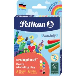 Pelikan 198/8FS Knete Creaplast, plastilina de 8 colores en caja plegable Precio: 16.68999948. SKU: B1DL85TDBS