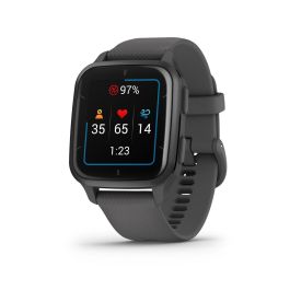 Garmin Connected Watch Venu SQ 2 Gray con pulsera negra