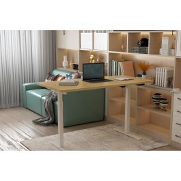 Digitus Bastidor de Mesa Eléctrico Altura Regulable, Motor Individual, 2 Niveles, Blanco, 70kg, 2 Patas