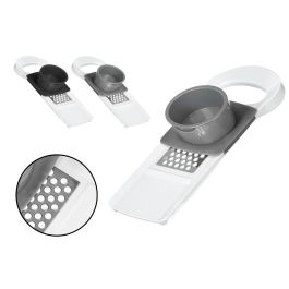 Kinvara Rallador de cocina con asa, cuchilla de acero y cuerpo de plástico, color gris/blanco, 29x13x5.8 cm (12 Unidades) Precio: 48.89000039. SKU: B1KATYZA8A