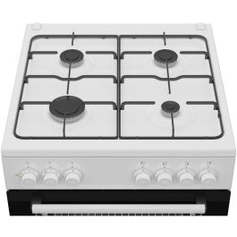 Cocina de Gas BEKO FBE62120WD Blanco Negro