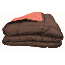Edredón CALGARY Microfibra 400g/m² Chocolate y Coral PM007994