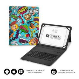 SUBBLIM funda de tablet con teclado bluetooth Keytab Pro BT Trendy Comic