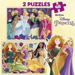 Educa Puzzle 2x48 Disney Princess