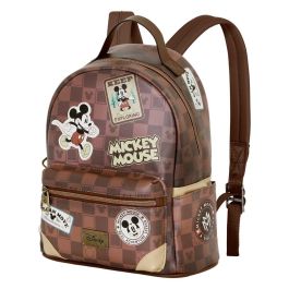 Mochila Heady Journey Disney Mickey Mouse Marrón